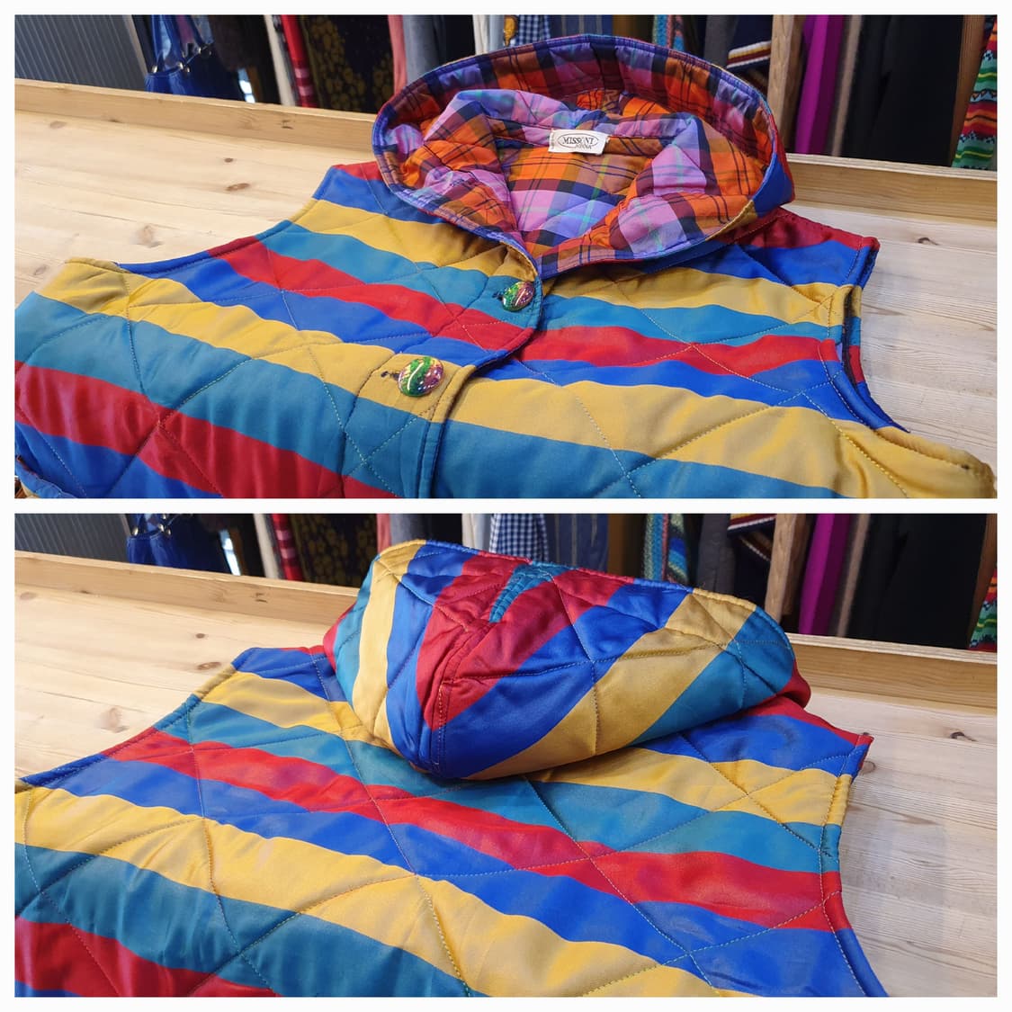 88.미쏘니 후드 퀼팅 베스트 상품이미지4