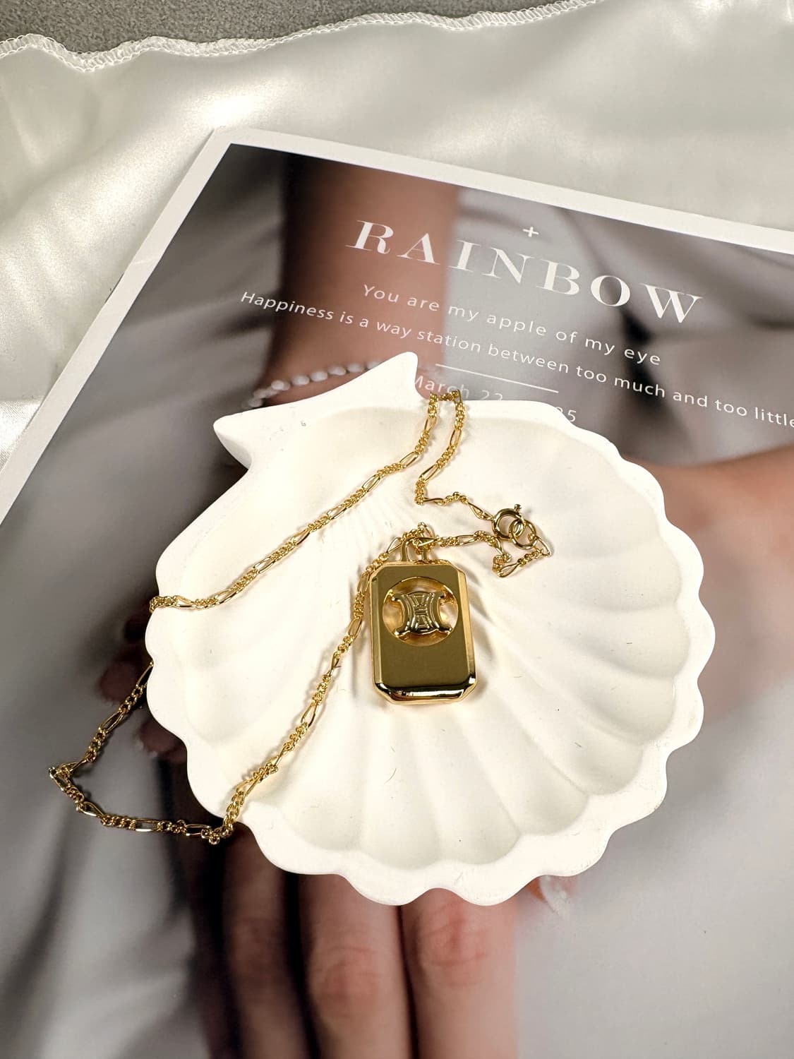 셀린느 트리오페 바 펜던트 목걸이 상품이미지7