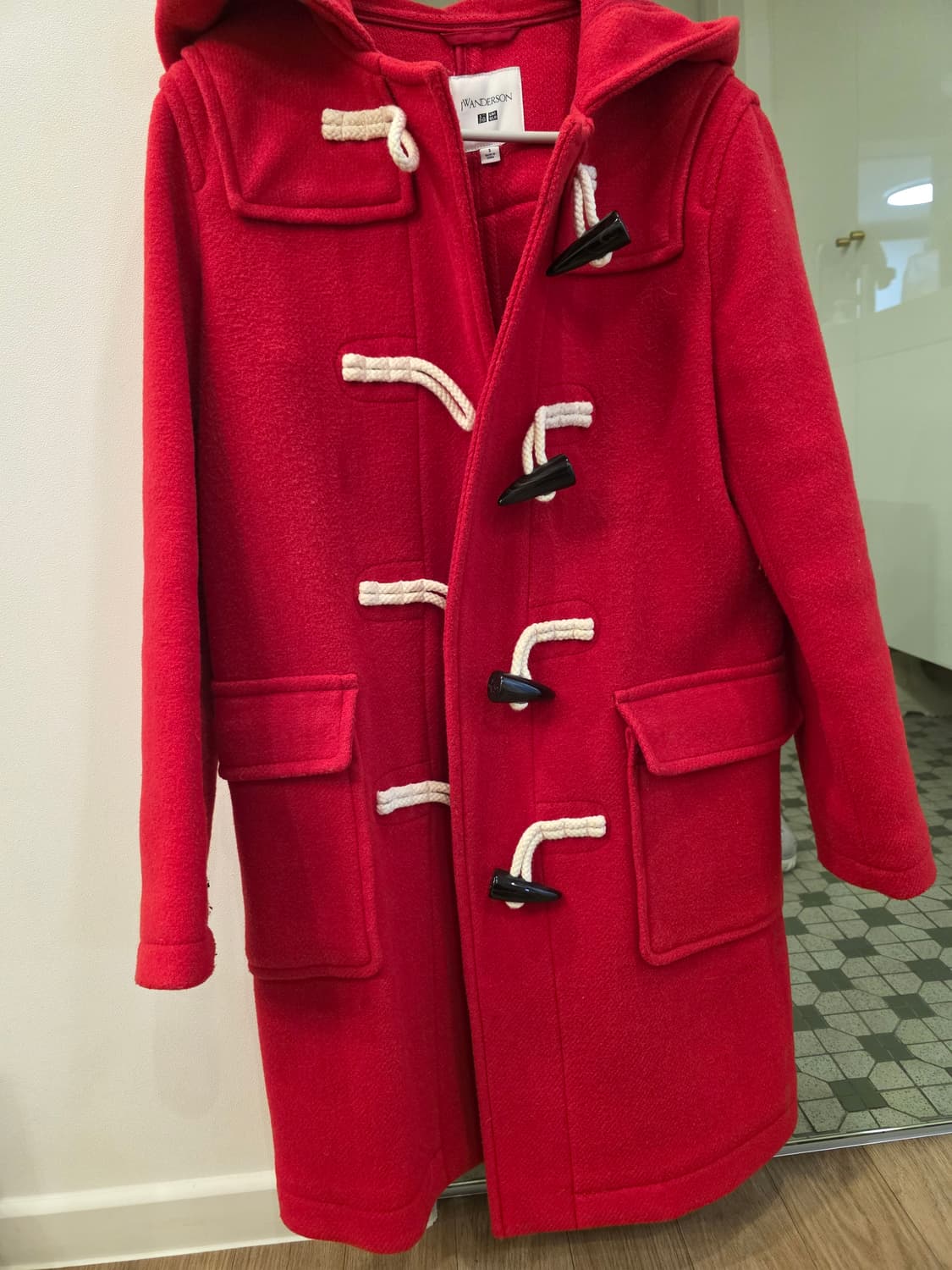 Jw Anderson 유니클로 레드 더플코트 상품이미지5