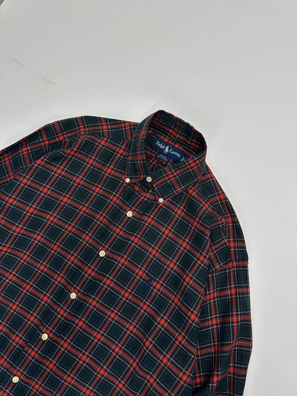 90s 폴로 체크 셔츠 상품이미지2