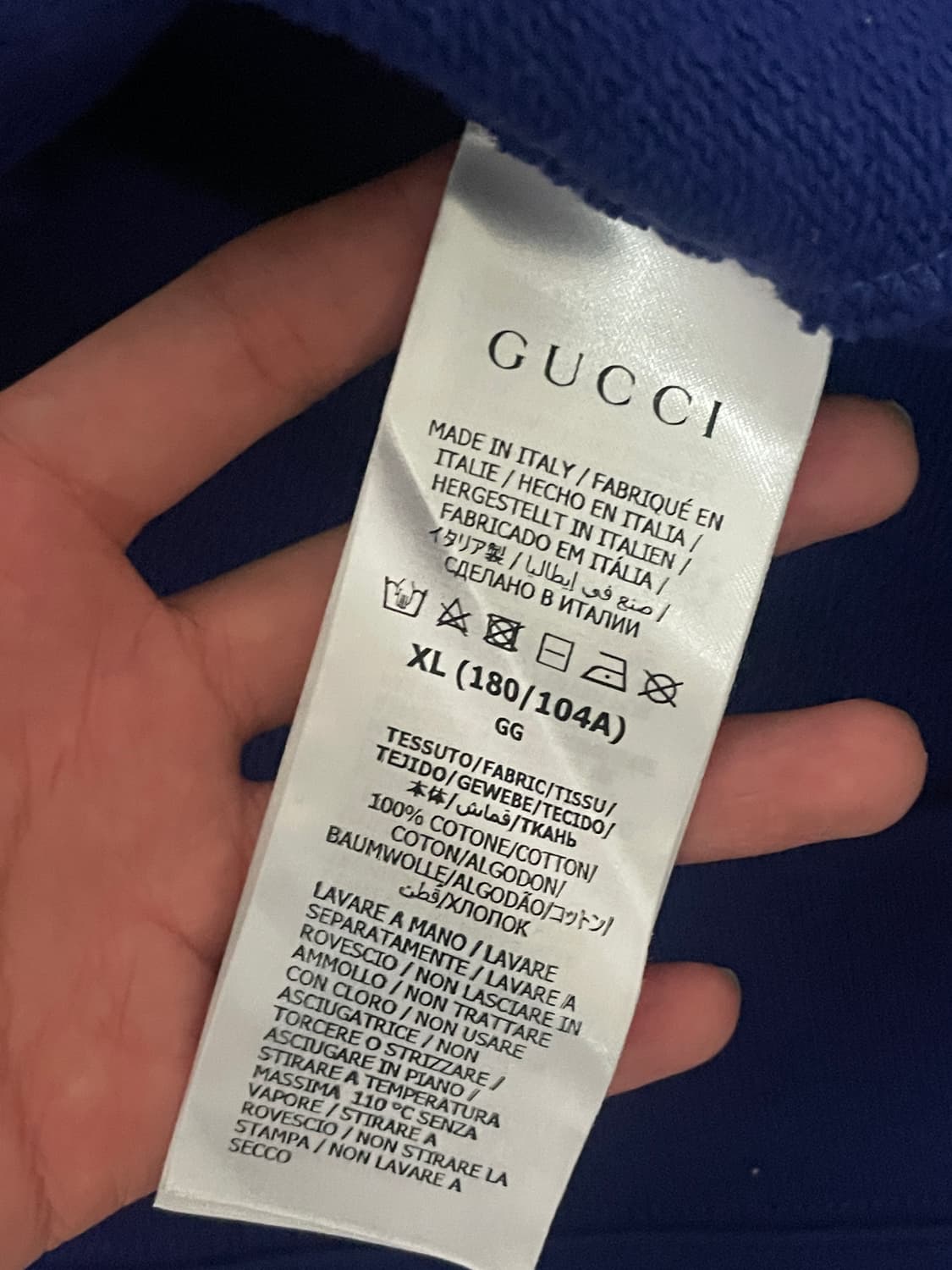 구찌 레몬 맨투맨 XL 상품이미지4