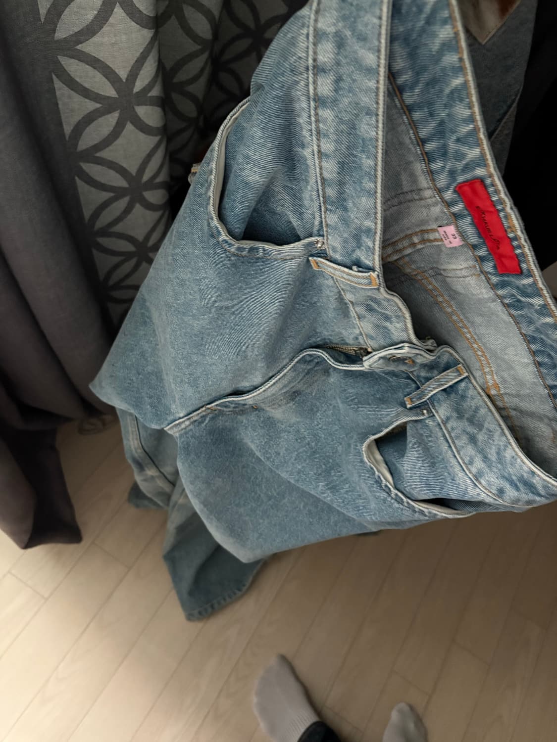 [33] 에크하우스라타 와이드 레그 데님 상품이미지2