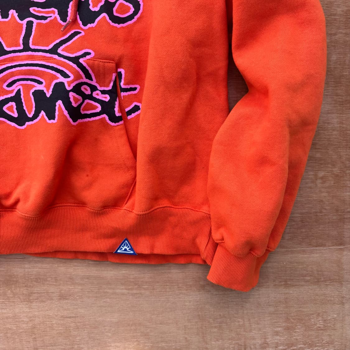 ISTKUNST Graphic Logo Hoodie Orange 상품이미지3