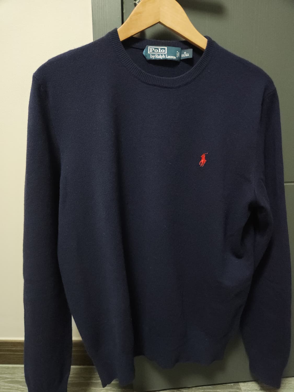 폴로 메리노울 네이비 니트 상품이미지1