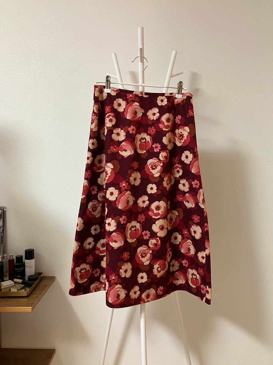 Ketty 케티 플라워 면 스커트 롱스커트 일본빈티지 상품이미지1