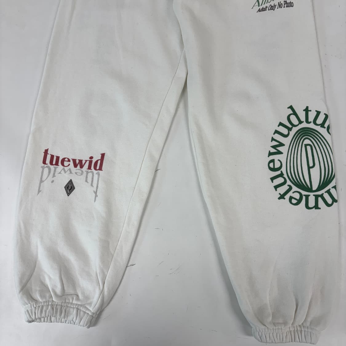 tuewid 트위드 타투 피그먼트 스웻 조거 팬츠 상품이미지3