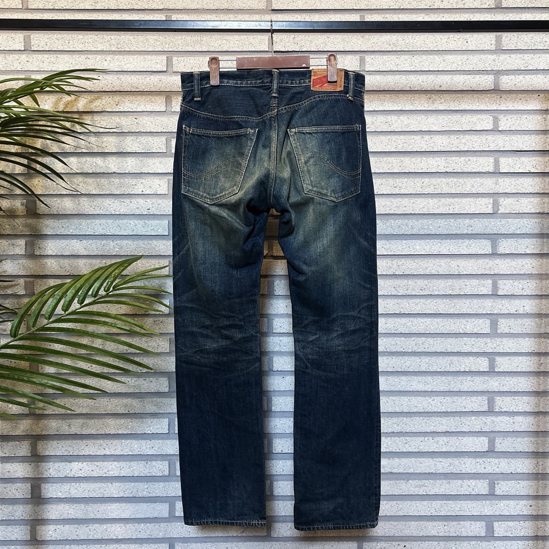 서브사이어티 재패니즈 셀비지 데님팬츠 빈티지 워싱 디테일 상품이미지3