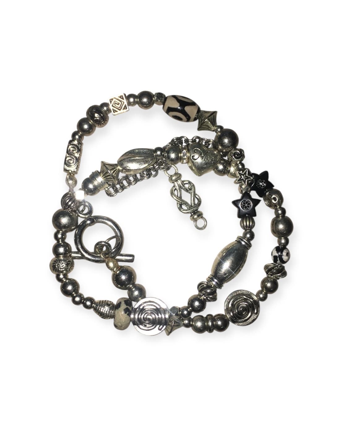 Noir silver necklace  상품이미지1