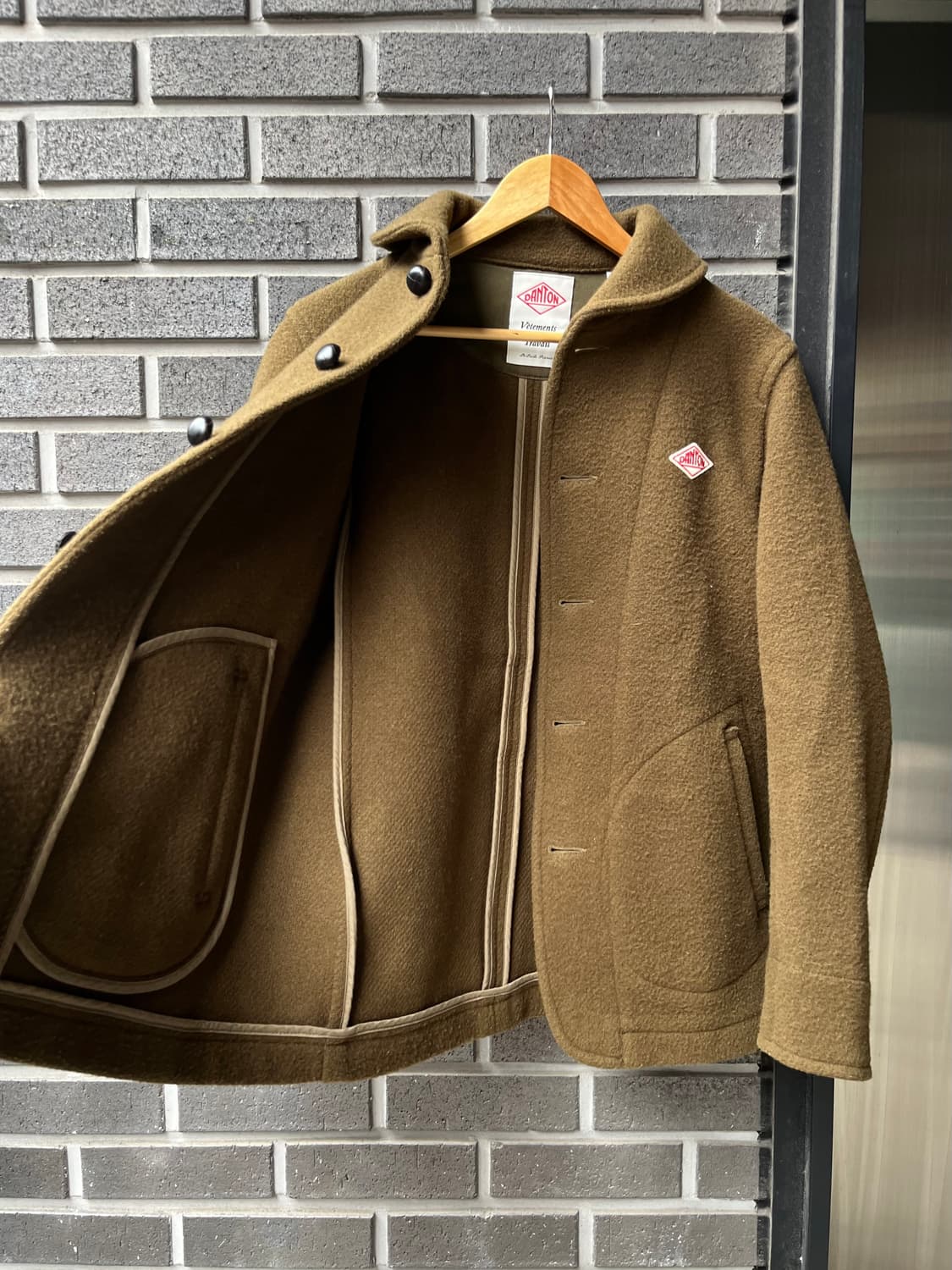 DANTON 단톤 울 숏코트 올리브 그린 38 상품이미지8