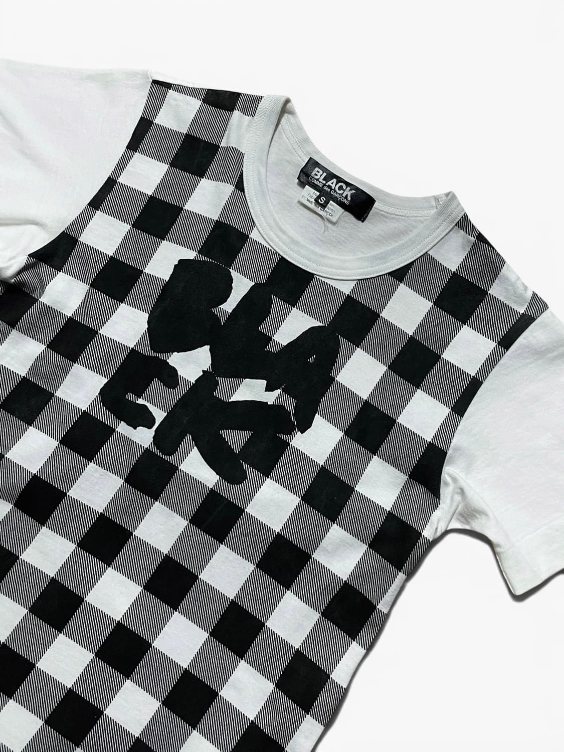 Calligraphy Logo Buffalo Check T-shirt 상품이미지2
