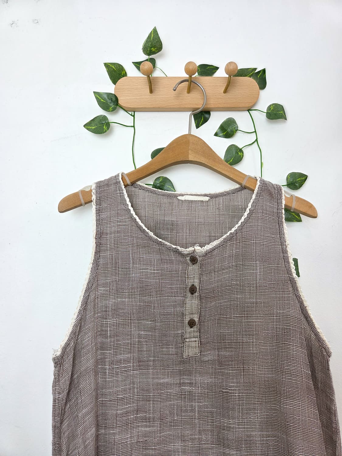 코지 모리 민소매 블라우스 상품이미지2