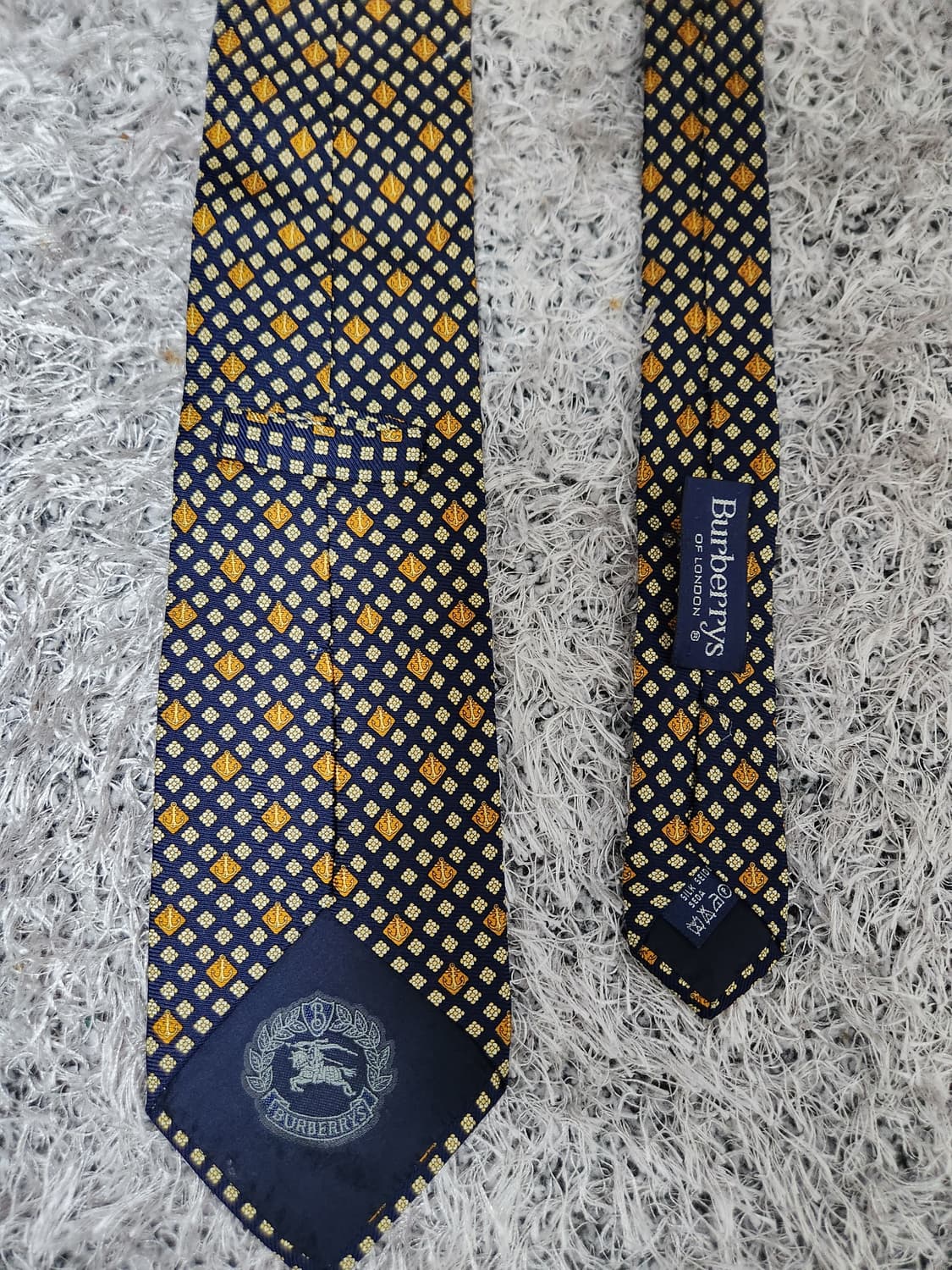 버버리Burberry 닻 패턴 넥타이 Free - N9 상품이미지3