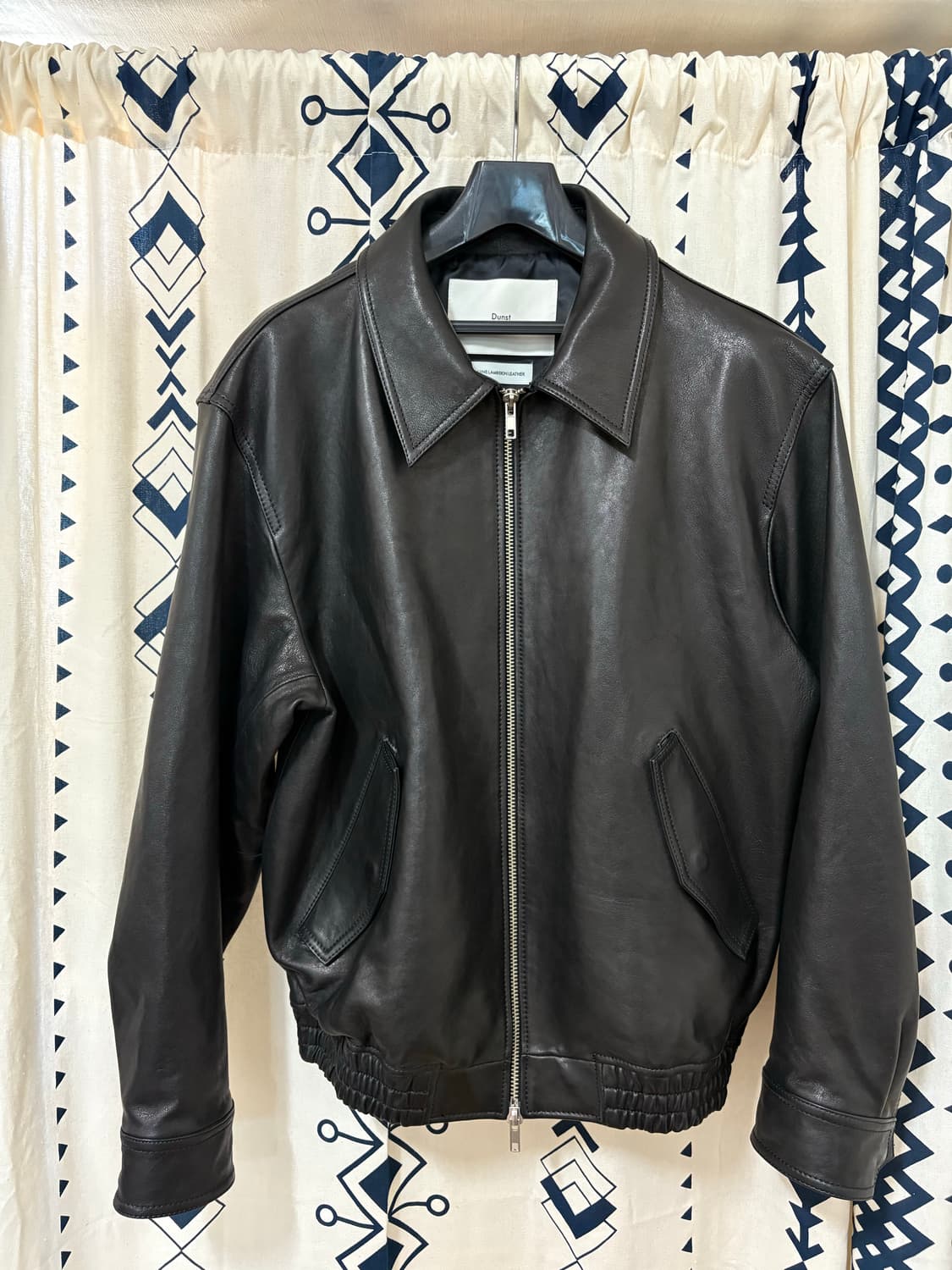 던스트 / 유니섹스 이탈리안 램스킨 레더 블루종 상품이미지4