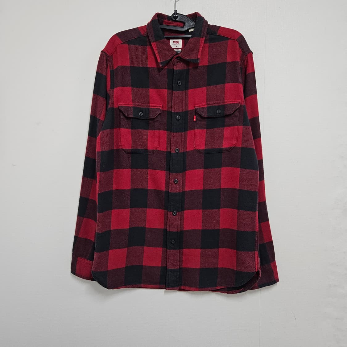 M 95-100) 리바이스 버팔로 체크 워크셔츠 상품이미지2