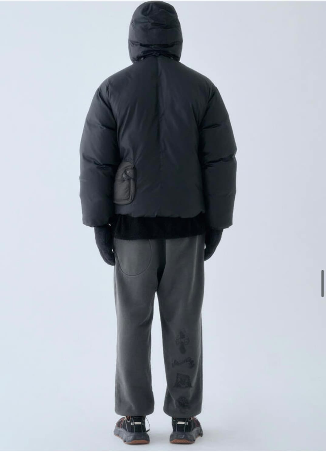 썸웨어아웃사이드 SOHC 푸퍼 패딩 블랙 라지 상품이미지7