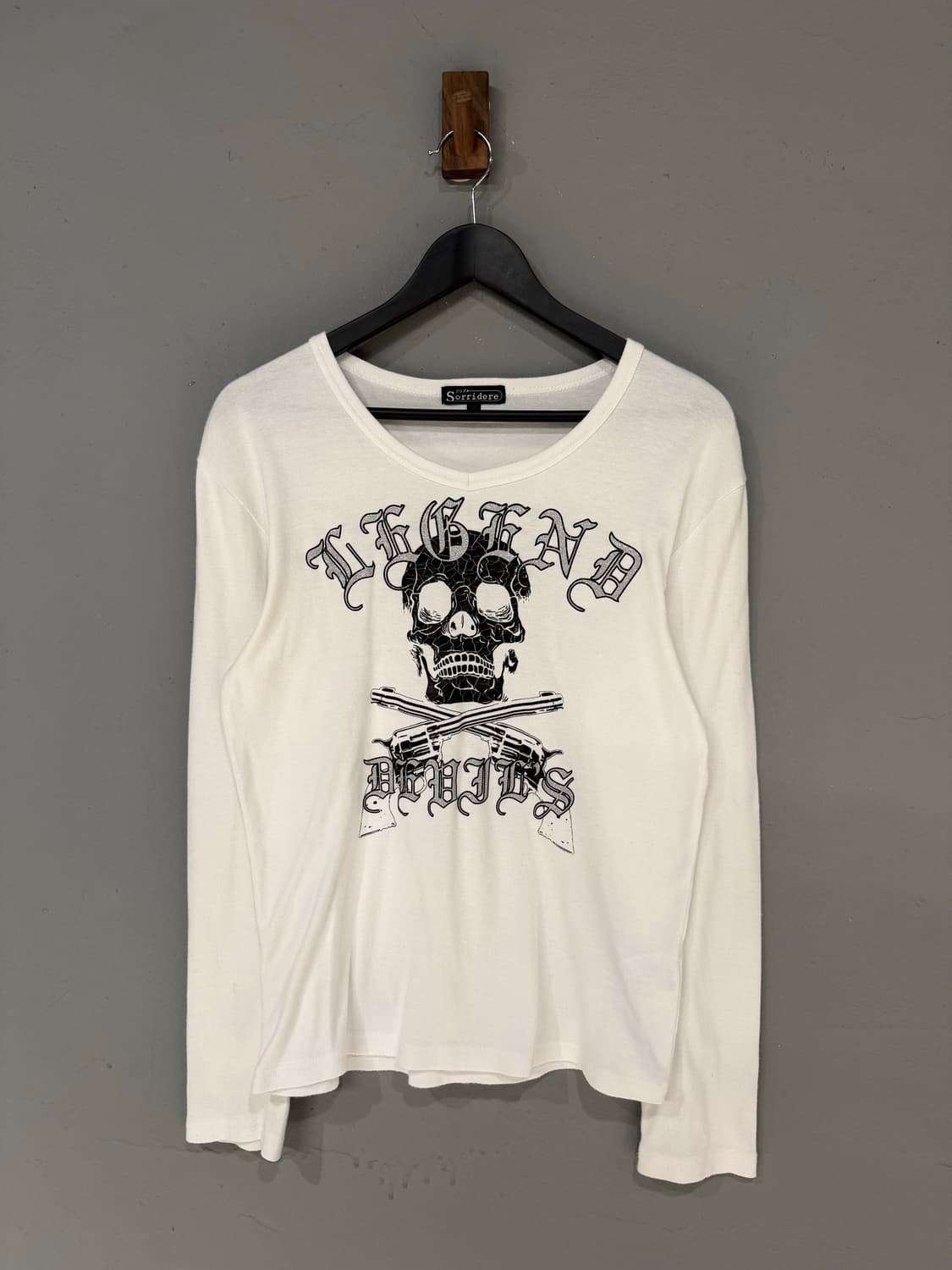 skull & gun printing detail long sleeve 상품이미지6