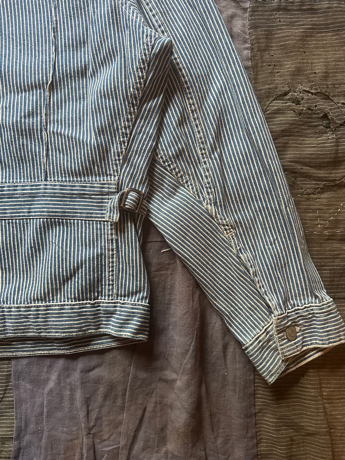 90s USA RRL 빈티지 더블알엘 히코리 워크 자켓 상품이미지5