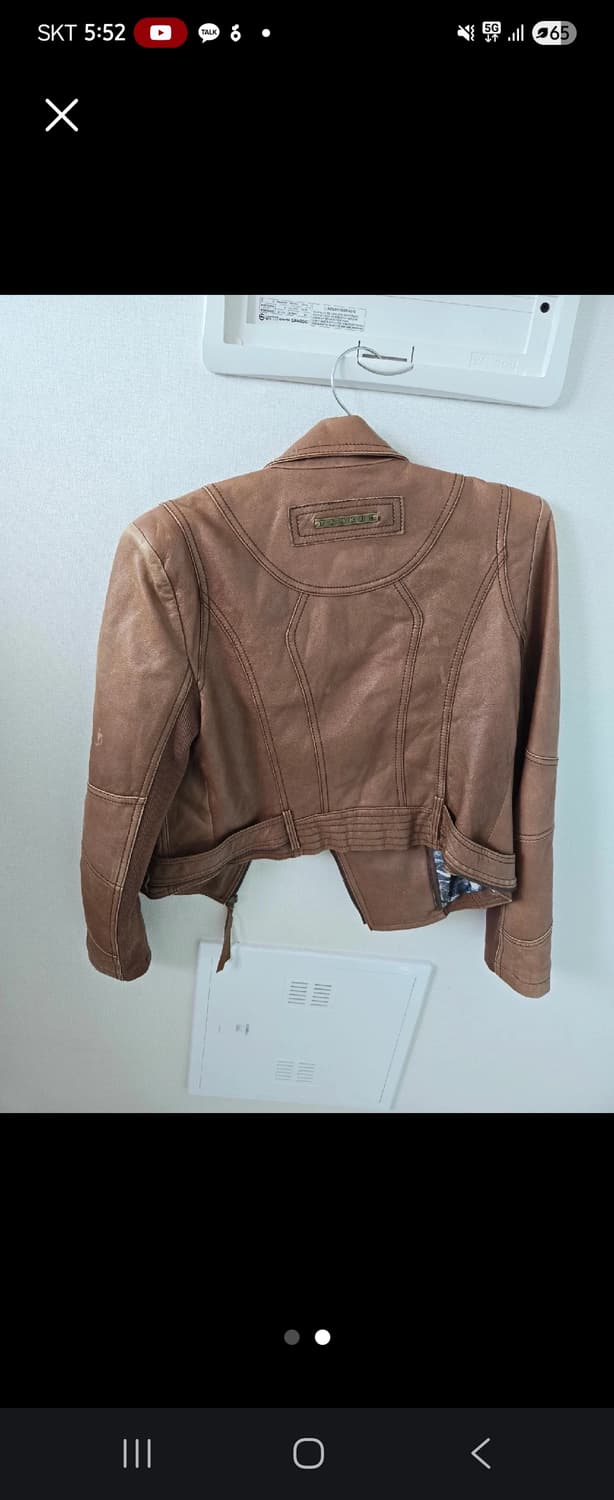 갈색스터드가죽자켓 상품이미지2