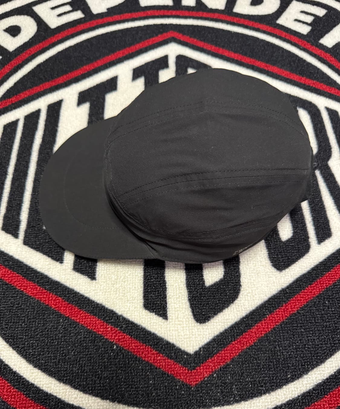 무신사 스탠다드 스포츠 라이트웨이트 러닝 캠프 캡 블랙 상품이미지3