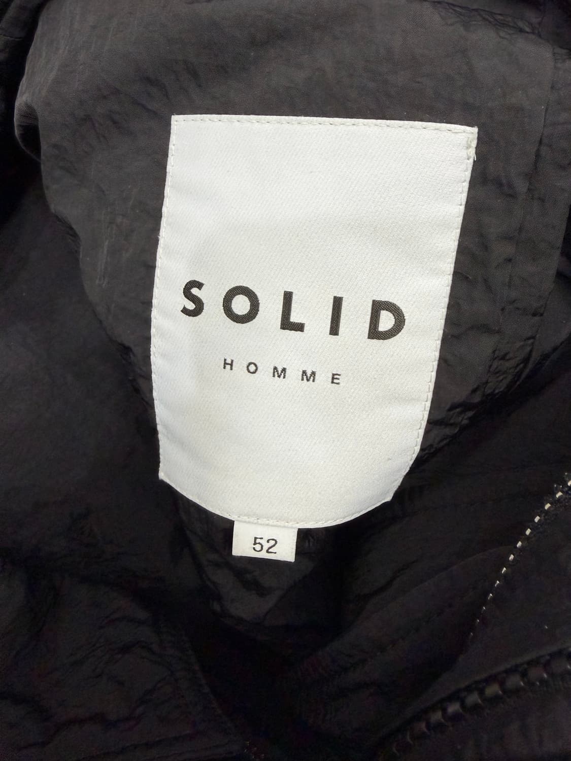 정품) 솔리드옴므 22ss 이중 나일론 마원 자켓 52(110) 상품이미지7