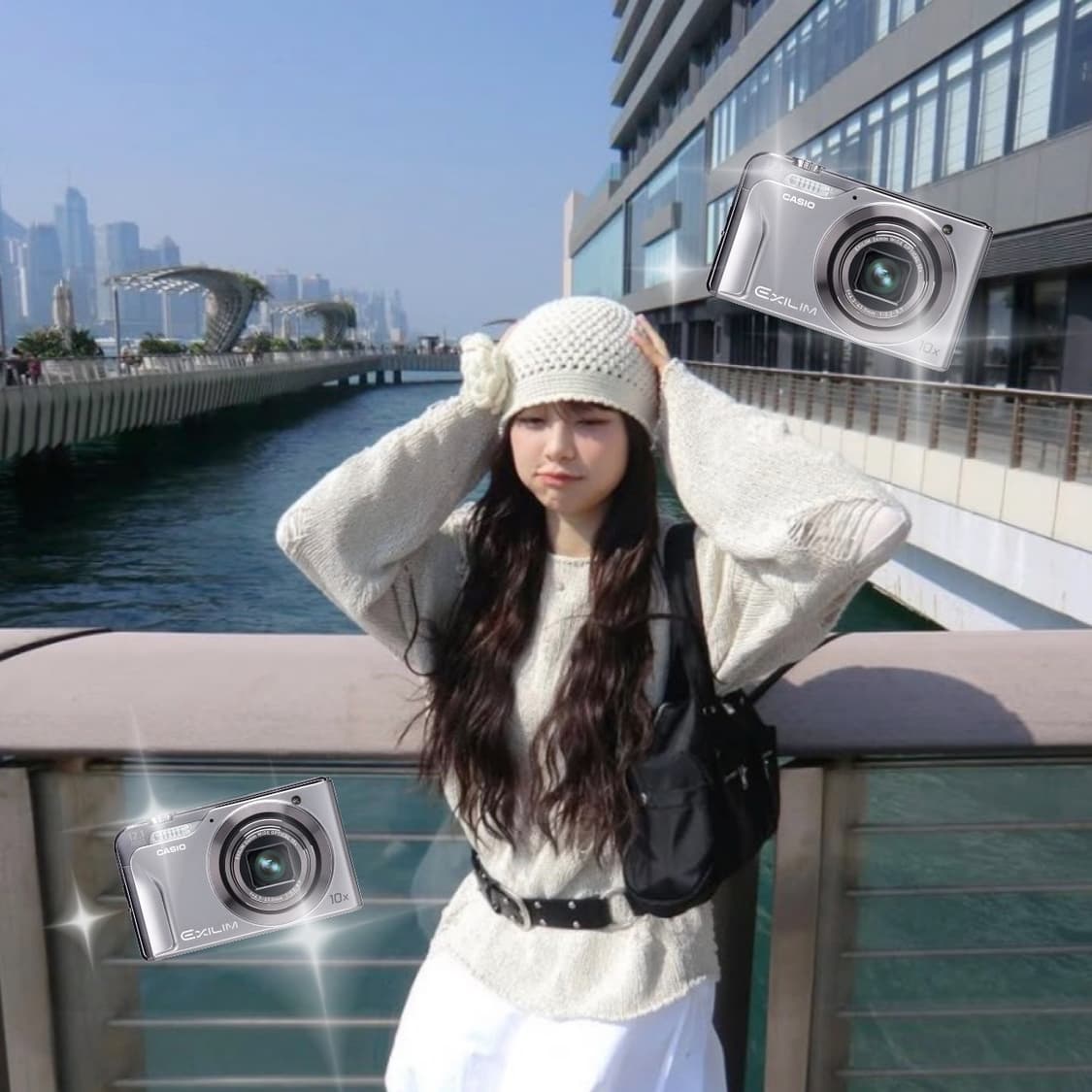 (츄디카/비네팅x) Casio 카시오 h15 메이크업 모드 실버 상품이미지1