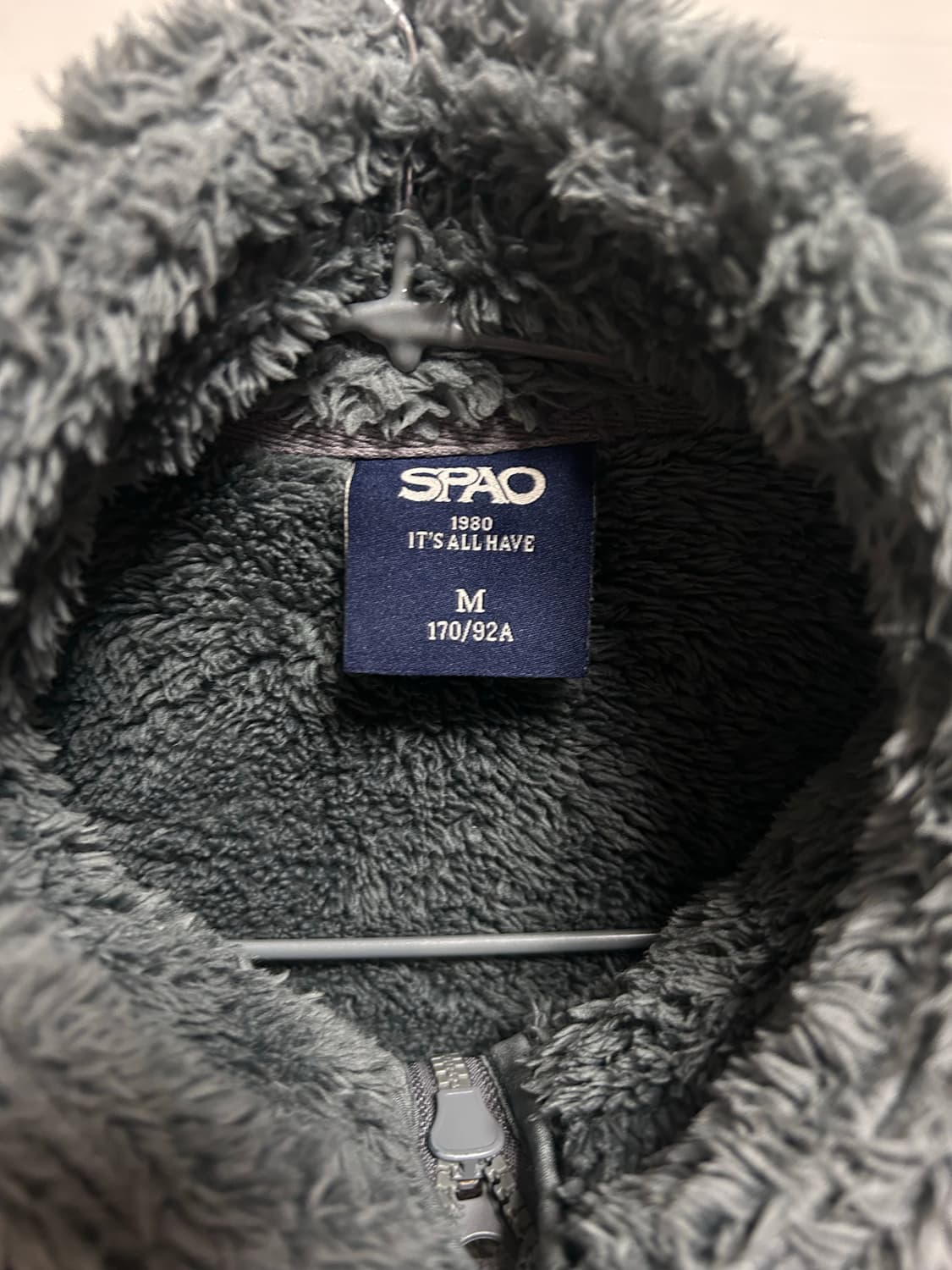 스파오 뽀글이 플리스 자켓 M 상품이미지2