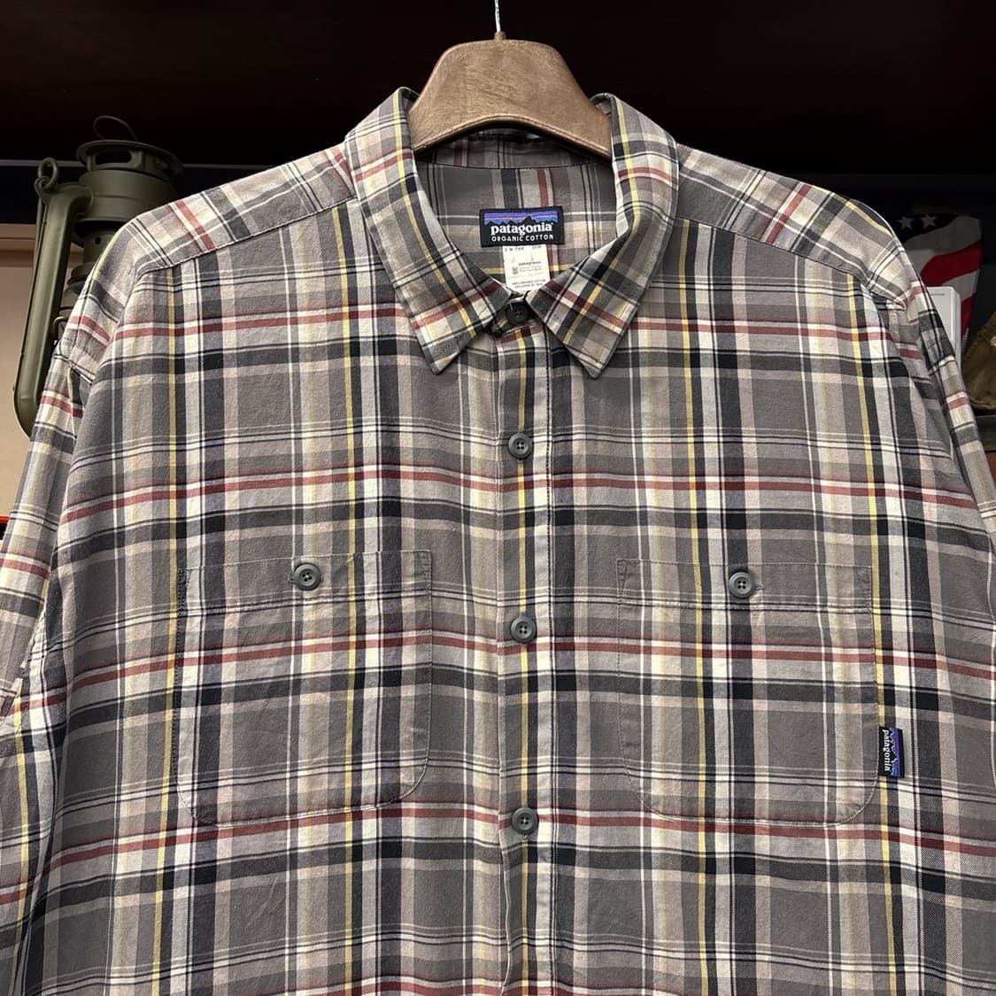 파타고니아 오가닉 피마코튼 멀티 플래드체크 워크셔츠 N868 상품이미지3