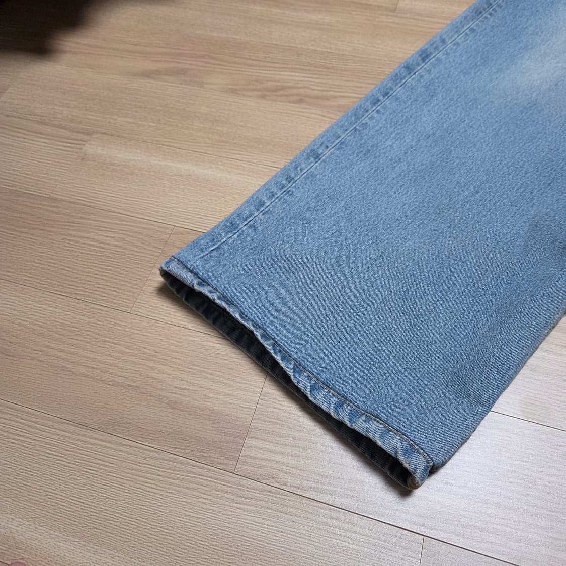 다이브인 LOOSED WIDE DENIM (WASHED BLUE) 1 상품이미지4