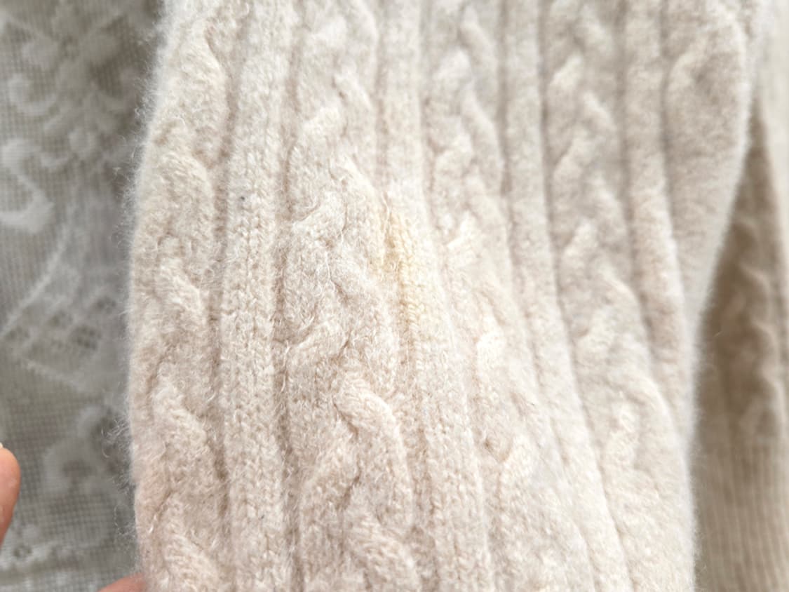 존 레인 캐시미어 100% 케이블 니트 (made in scotland) 상품이미지5