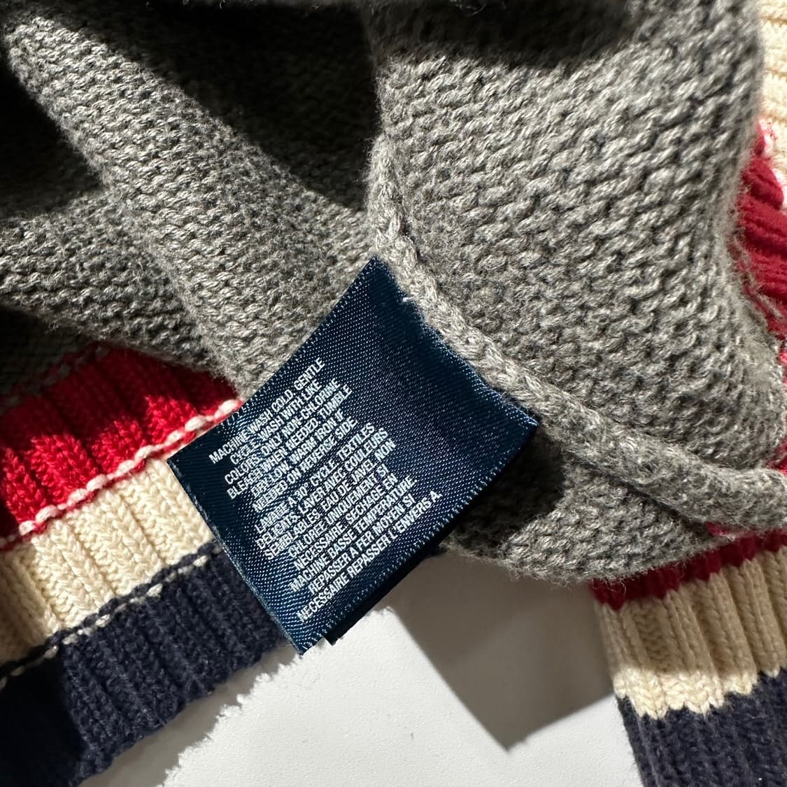 폴로 랄프로렌 빅포니 니트집업 상품이미지6