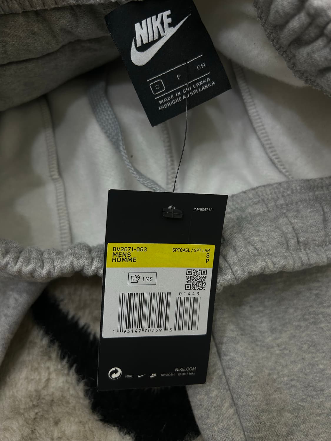 [S]나이키NSW 기모 조거 팬츠/그레이 상품이미지5