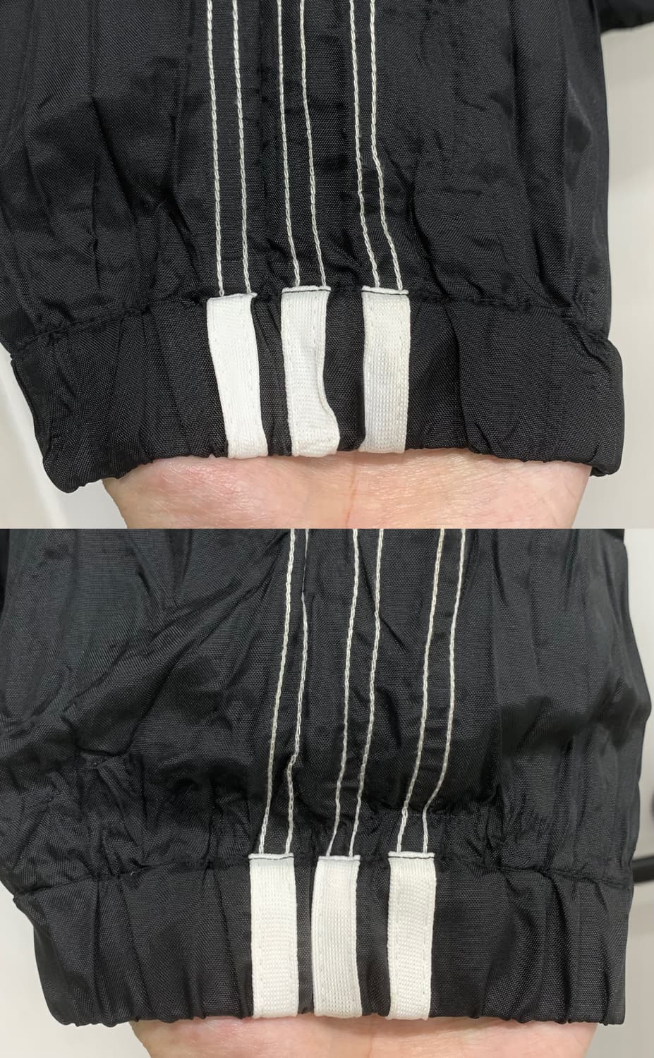 [XL]아디다스 알렉산더왕 쭈글이 트랙 자켓 블랙 반집업 알왕 상품이미지9