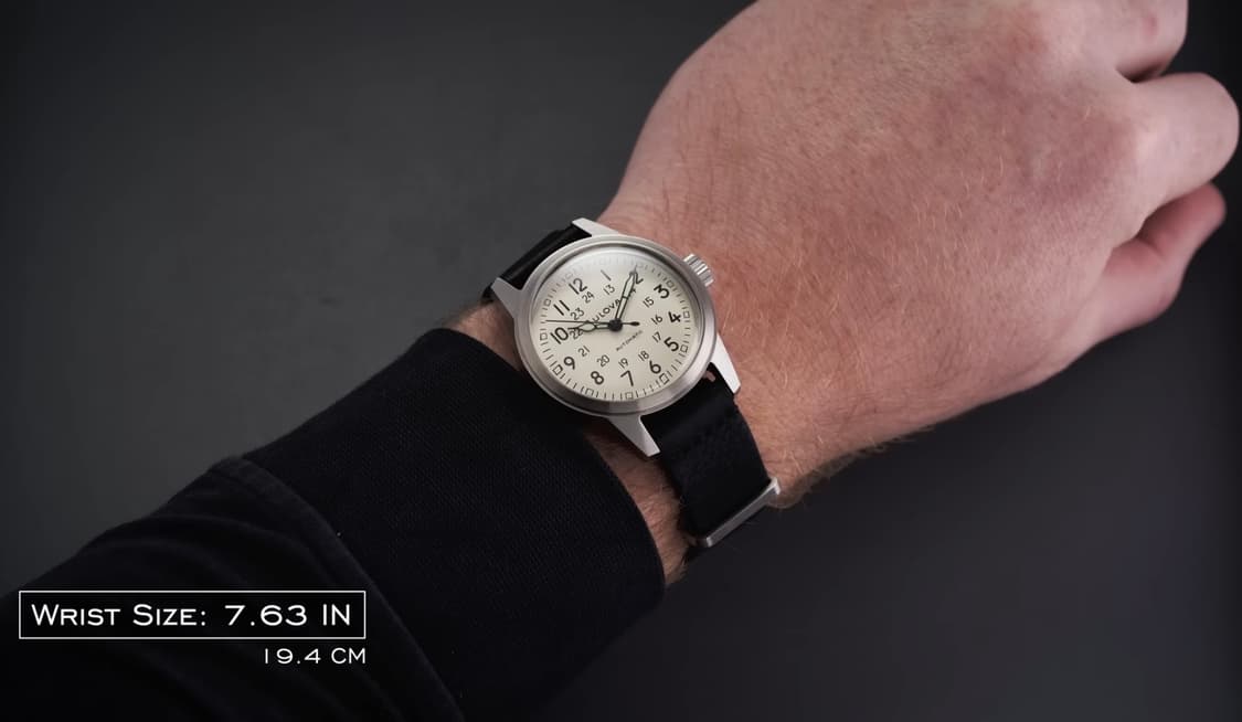 오토메틱 카키필드워치 Bulova 부로바 38mm 상품이미지3