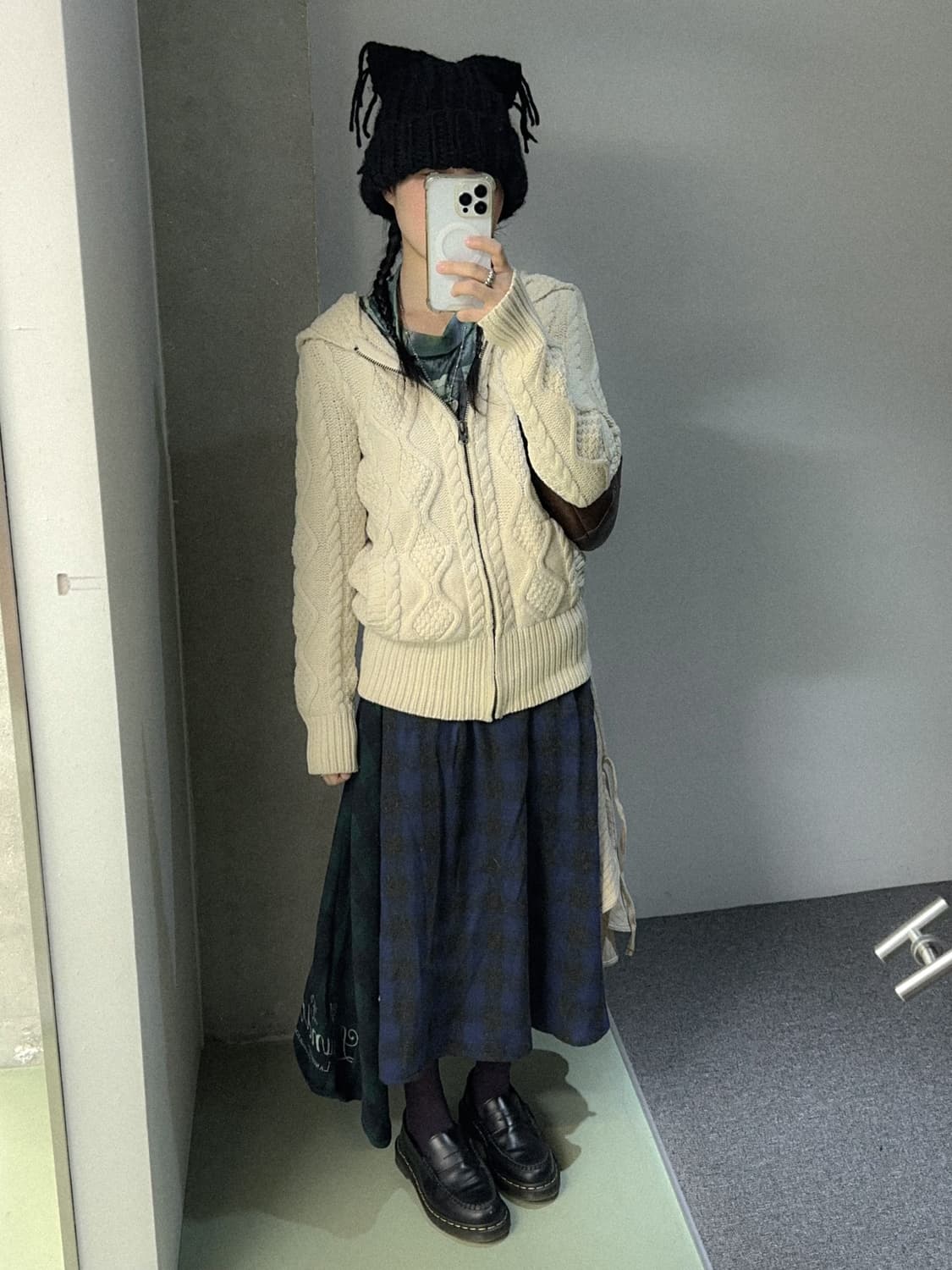 lime.inc multi pattern wrap skirt 상품이미지6