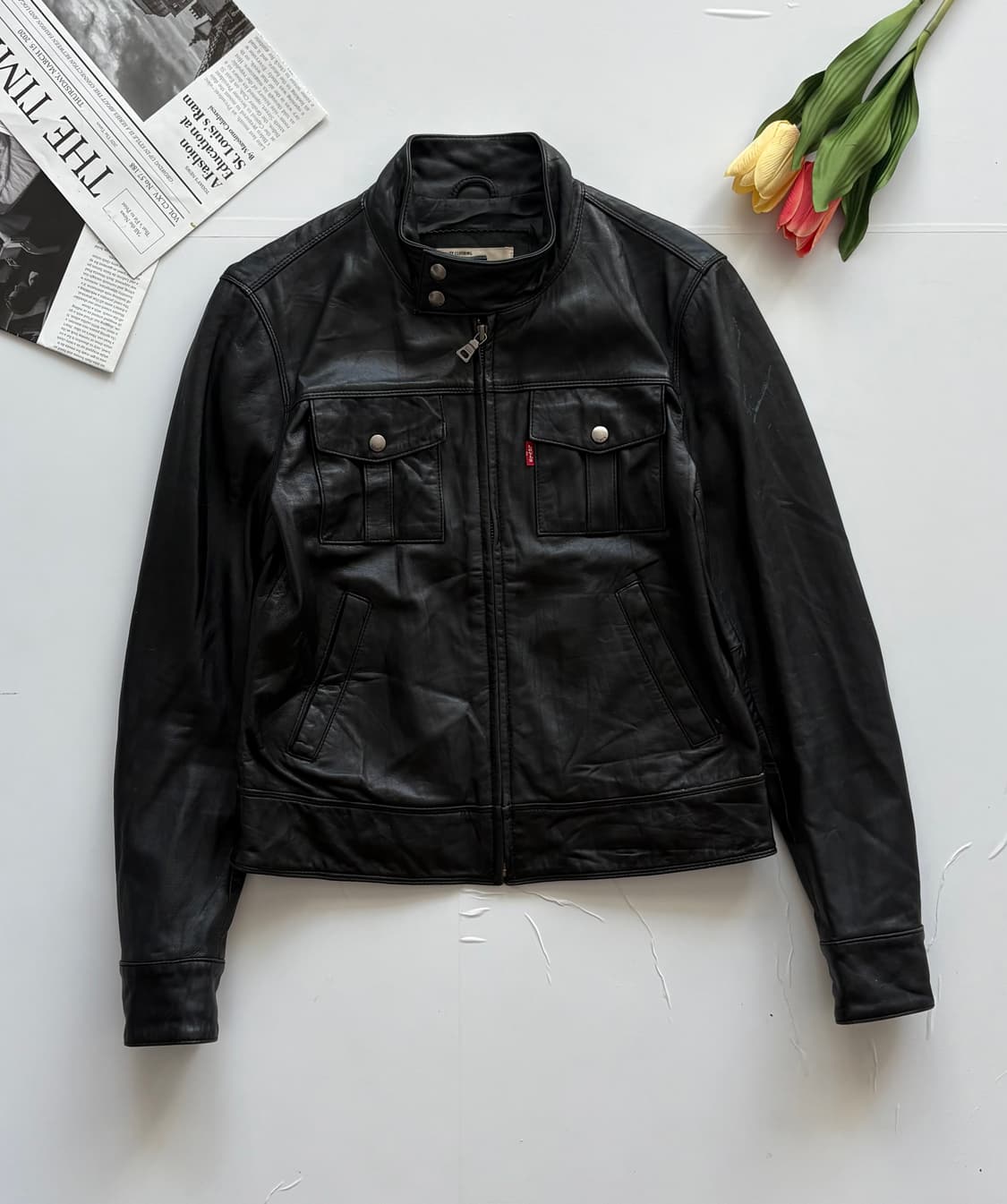 [택포] 리바이스 00‘s 우먼스 램스킨 숏 자켓 상품이미지2