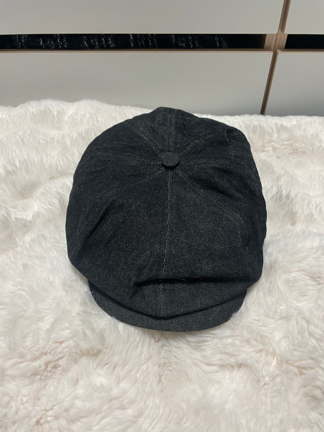 재팬 빈티지 데님 헌팅캡 상품이미지2