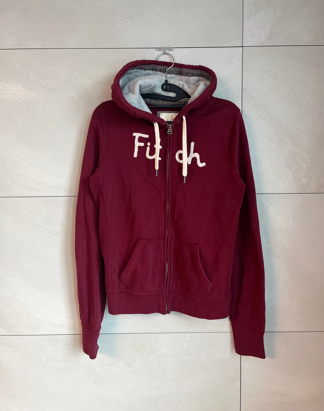 아베크롬비 버건디 후드집업 [M] 상품이미지3