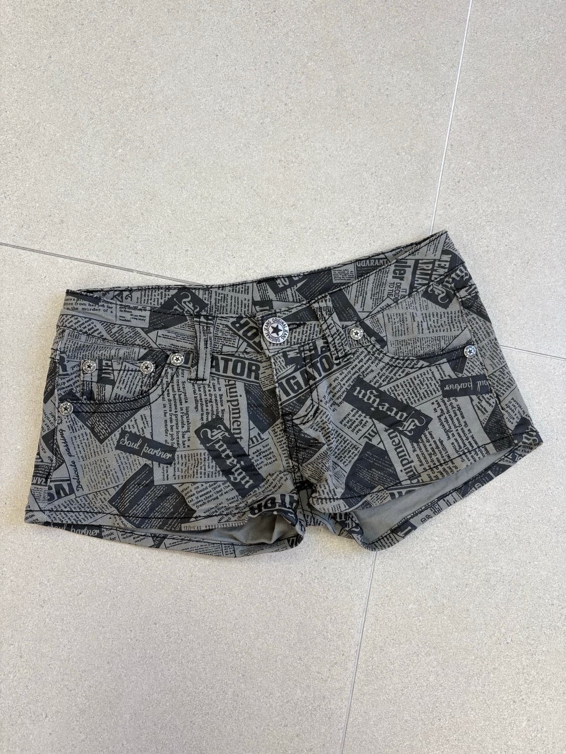 Sky bomber 프린팅 숏츠 상품이미지2