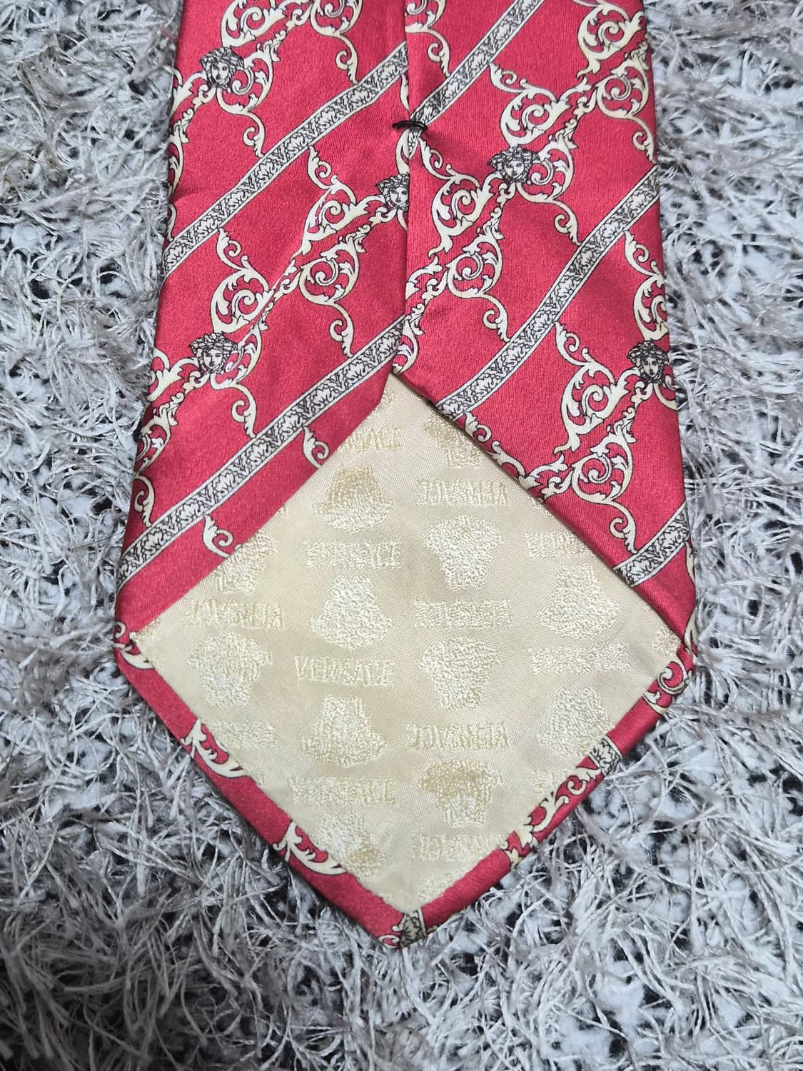 베르사체Versace 메두사 패턴 넥타이 Free - N49 상품이미지3