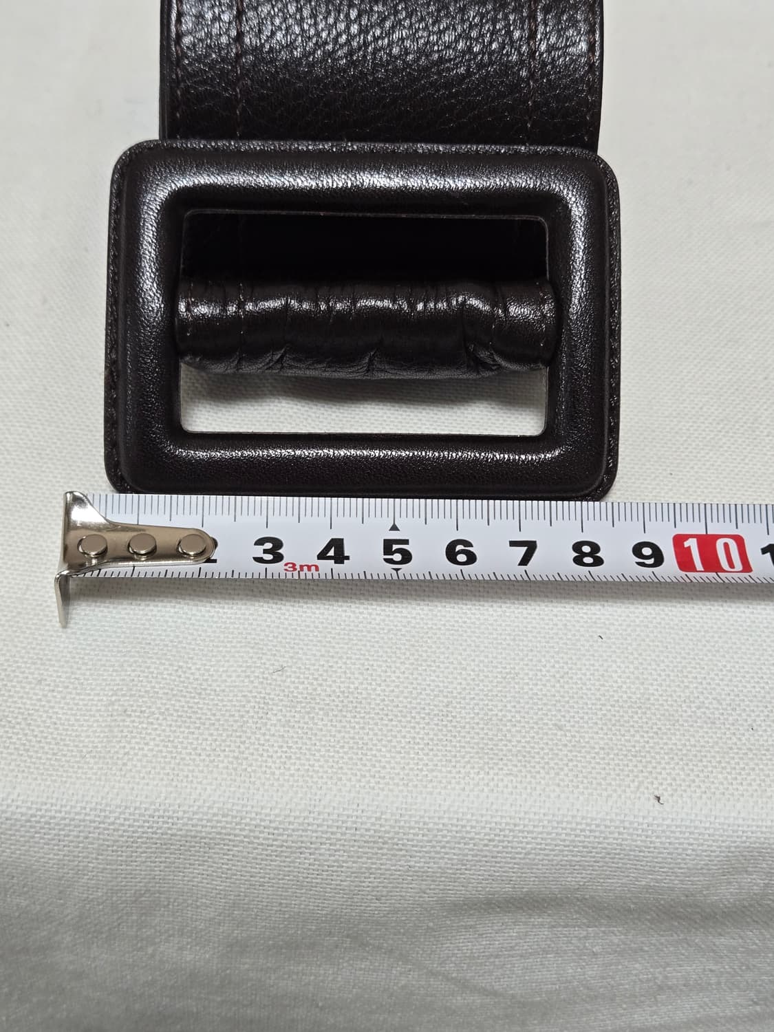 브라운 와이드 가죽벨트 상품이미지7