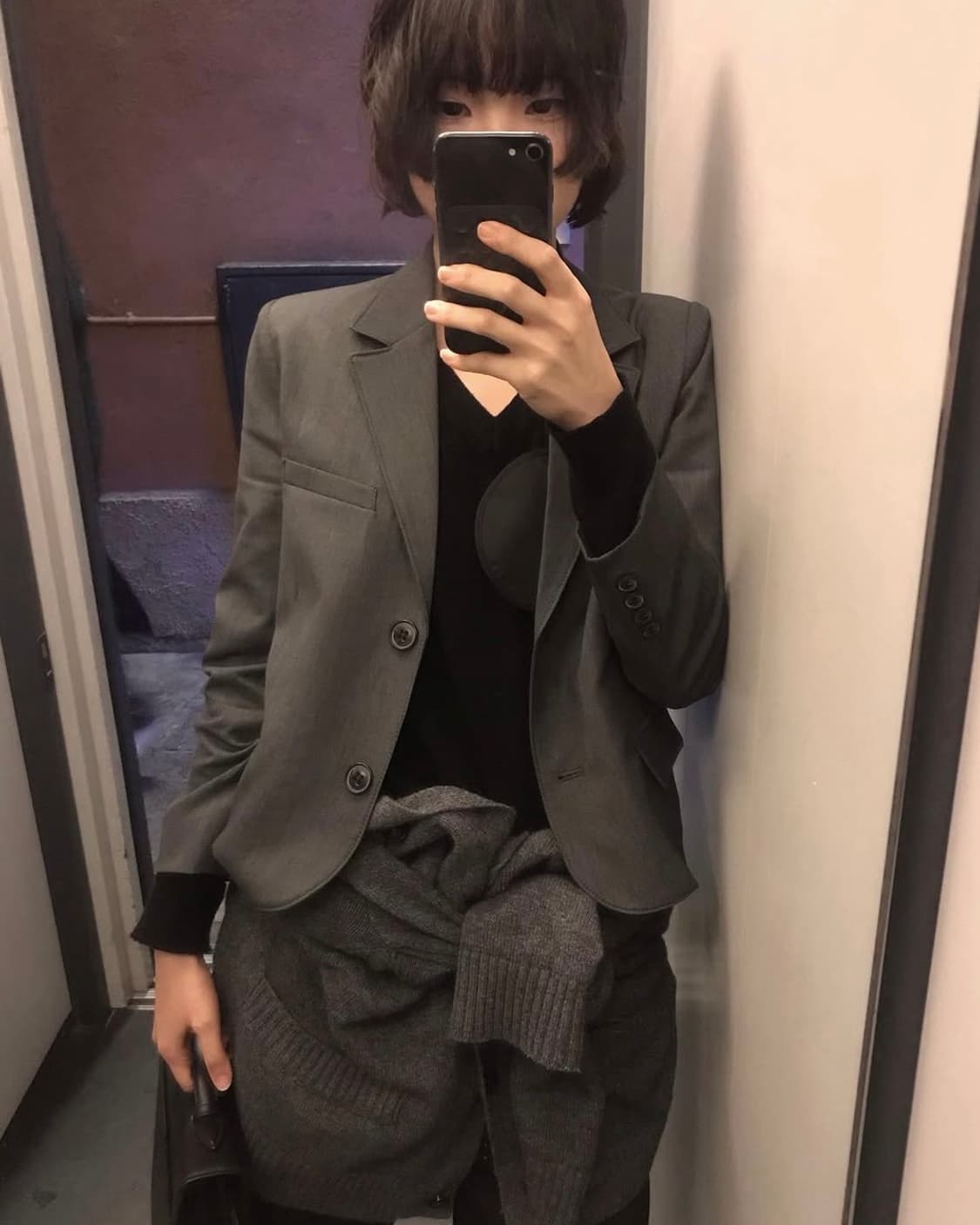 O patch jacket & skirt set 상품이미지1