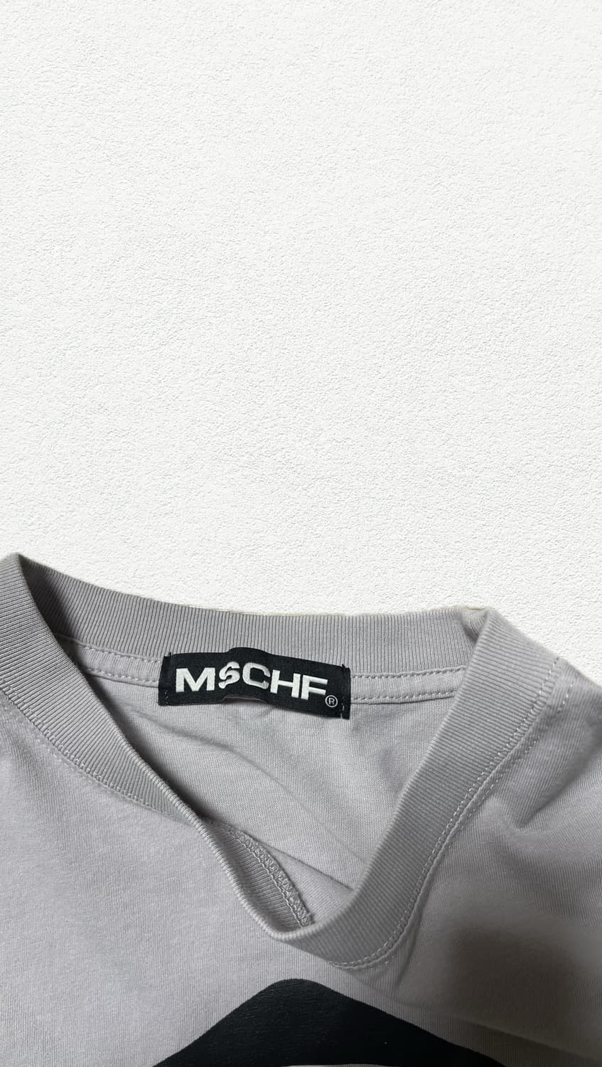 미스치프 핑크그레이 티셔츠 상품이미지3