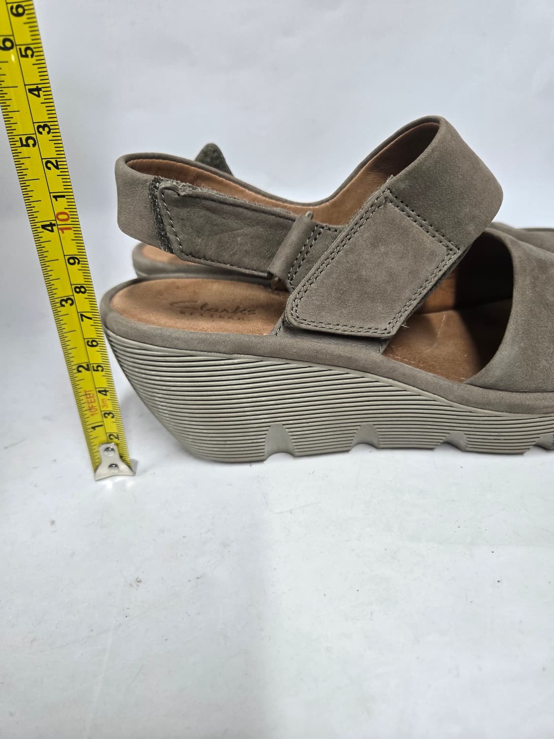 클락스 웨지힐 샌들 그레이 여성245mm 상품이미지9