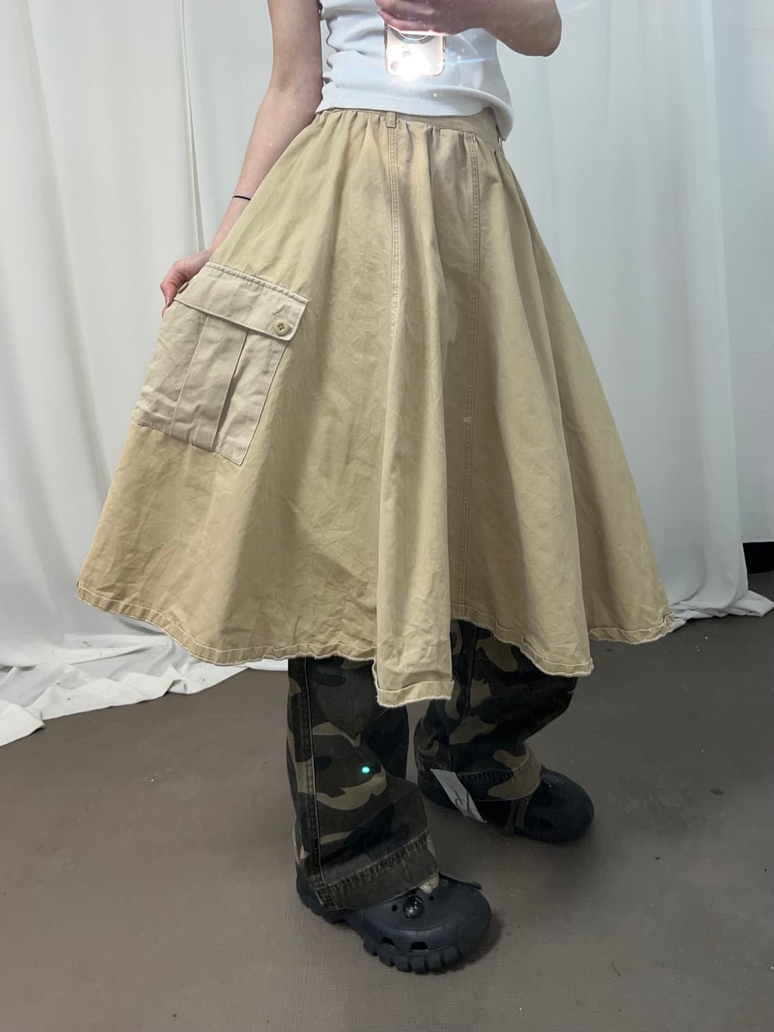 너드 일본 소녀st 러블리 베이지 셋업 상품이미지9