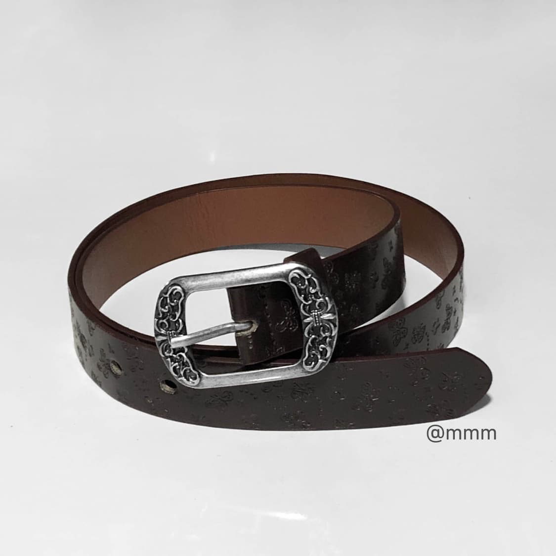 [Unisex] 에스닉 웨스턴 벨트 브라운 상품이미지1