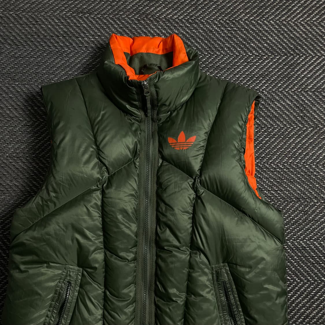 아디다스 립스탑 덕다운 패딩 베스트 카키 y 4665 상품이미지4