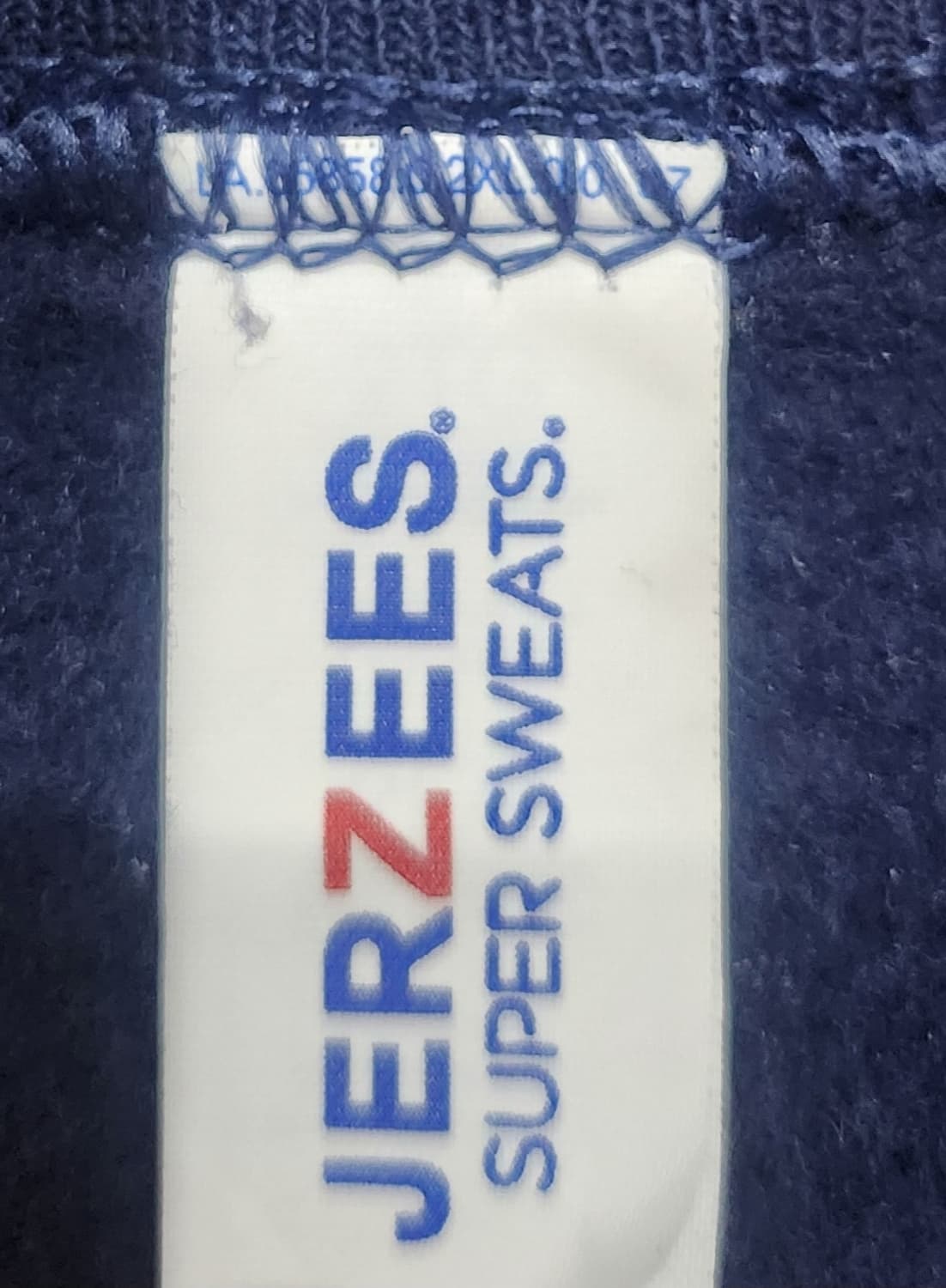 JERZEES 네이비 프린팅 맨투맨 2XL (115-120) 상품이미지4