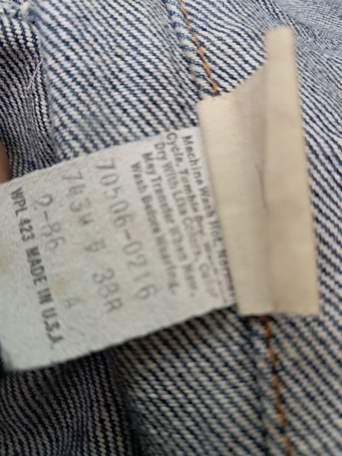 리바이스80 90s 데님자켓 상품이미지6