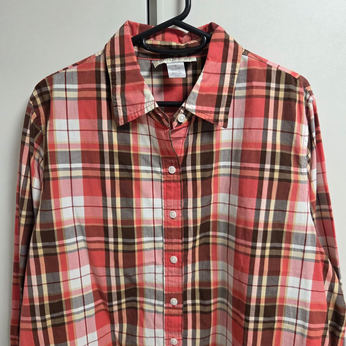 Jones New York 존스 뉴욕 체크 셔츠 L-XL(100-105) 상품이미지2