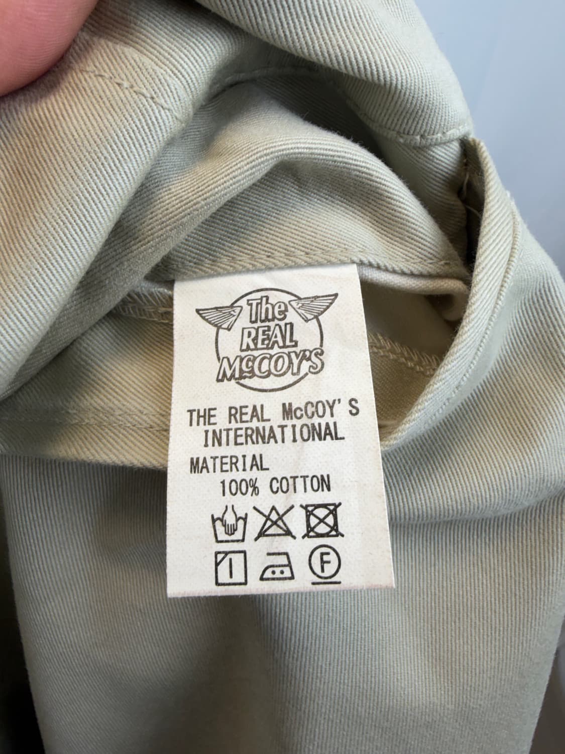 [real mccoy's]리얼맥코이 치노 조맥코이 블루씰 36 size 상품이미지4